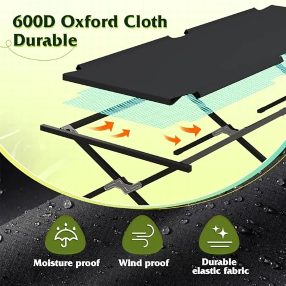 Army Camping Cots with Carry Bag for Adults Sleeping, view 2