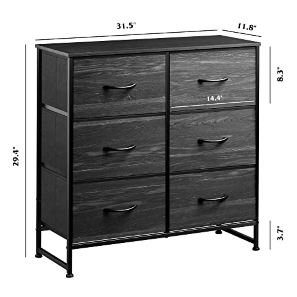 Black Dresser for Bedroom, view 3