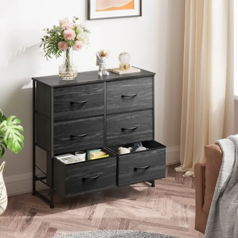 Black Dresser for Bedroom, view 4