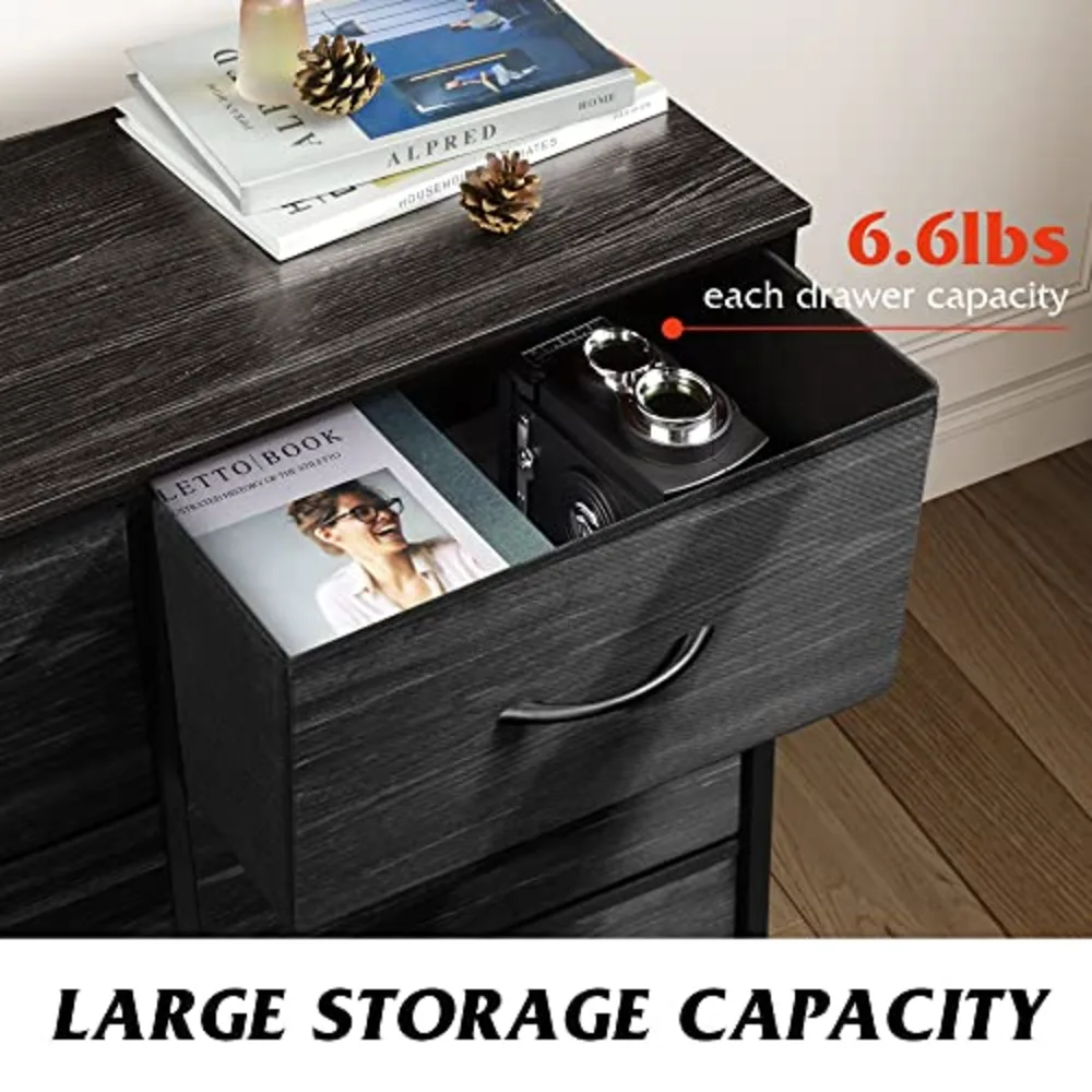 Black Dresser for Bedroom, view 5