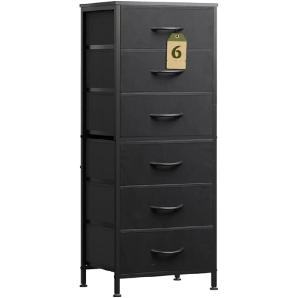 Black Tall Dresser for Bedroom