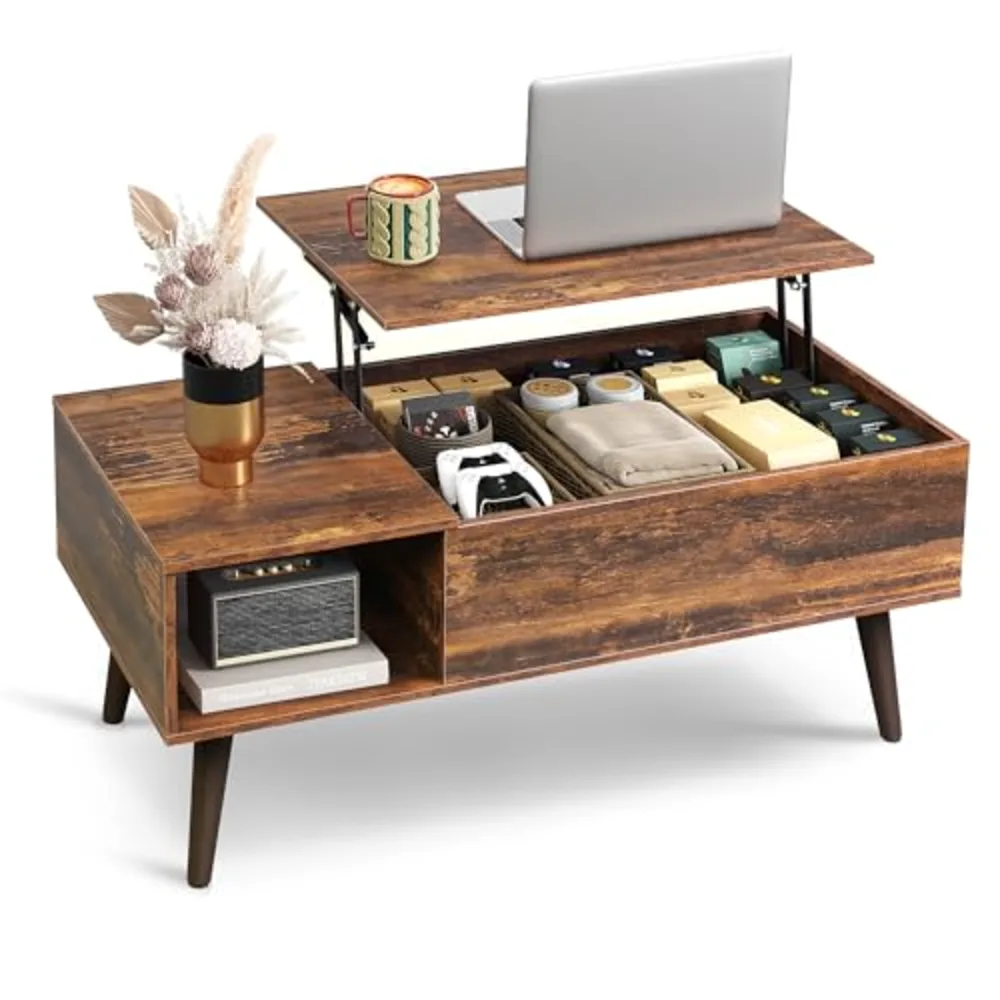 Coffee Table 39" Lift Top Coffee Table with Storage for Living