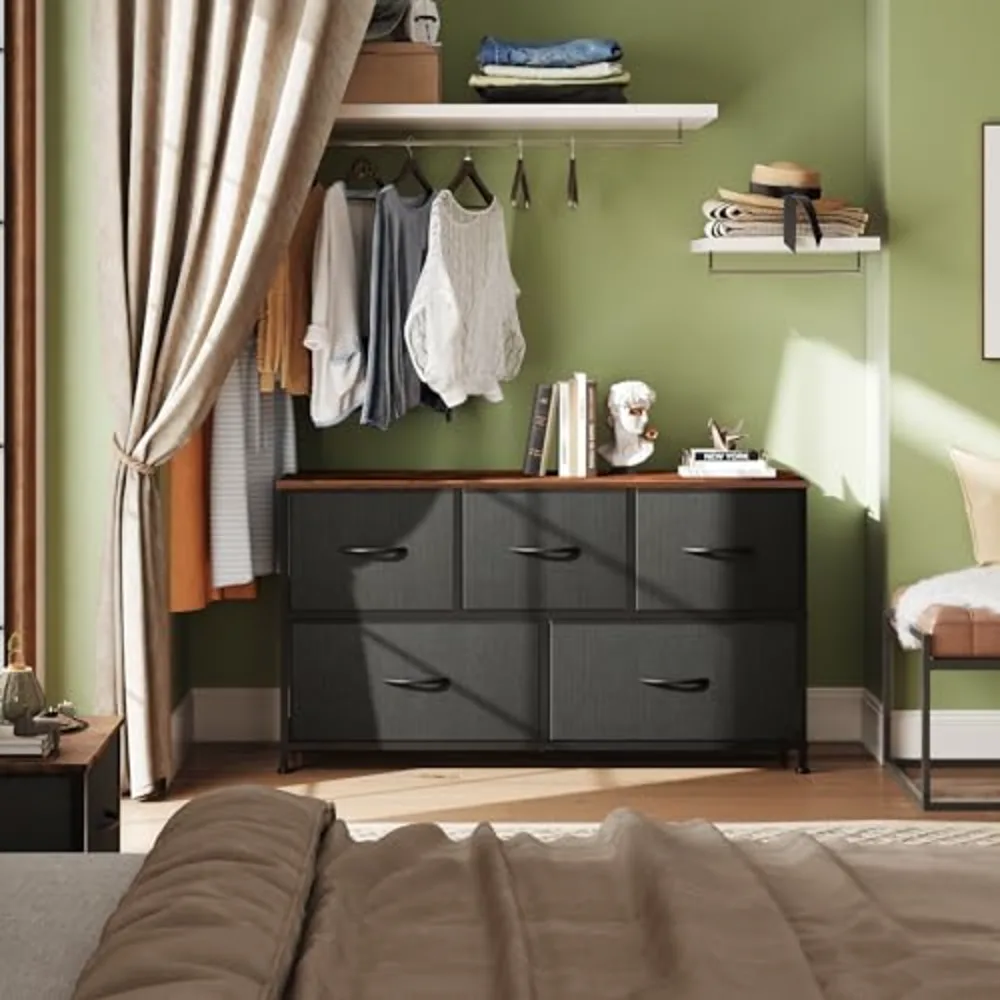 Dresser for Bedroom with 5 Drawers, view 4