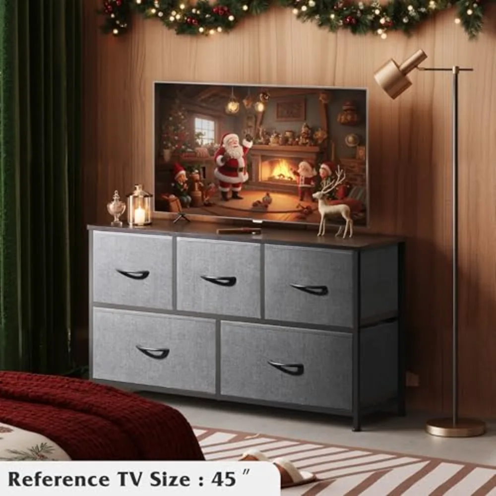 Dresser for Bedroom with 5 Drawers, view 2
