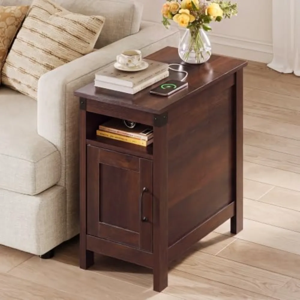 End Table with Charging Station