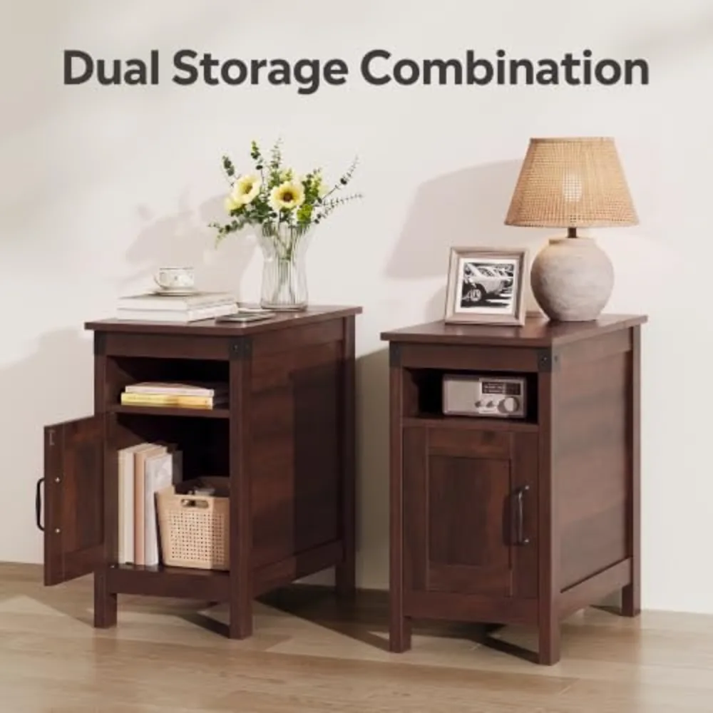 End Table with Charging Station