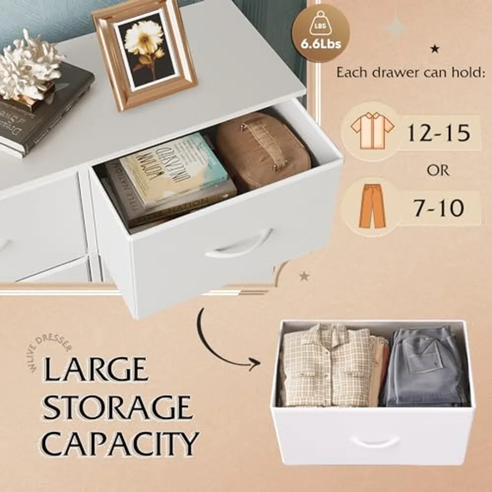 Fabric Dresser for Bedroom, view 5