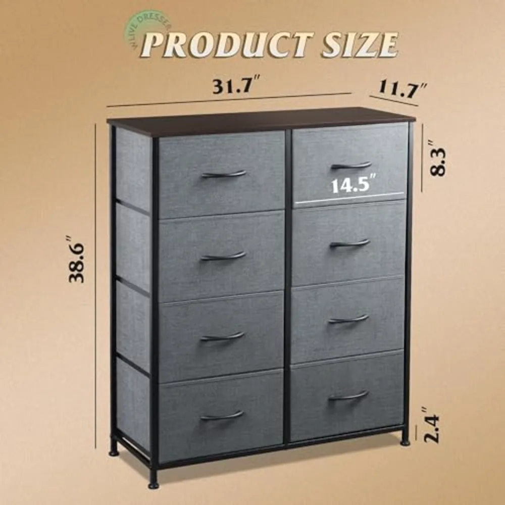 Fabric Dresser for Bedroom, view 3