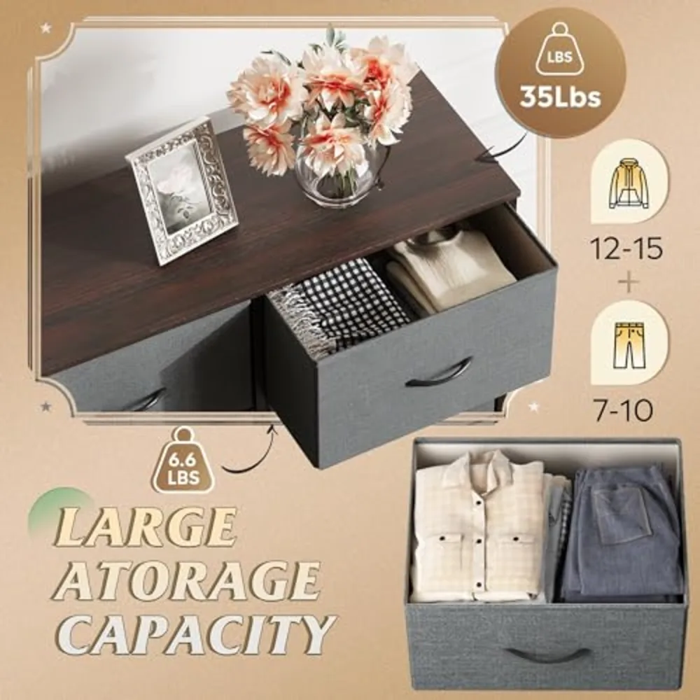 Fabric Dresser for Bedroom, view 5