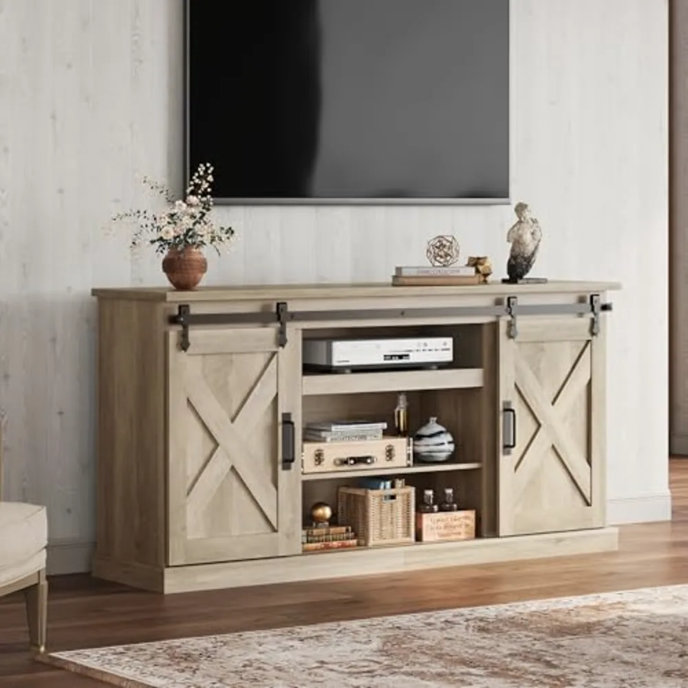Farmhouse TV Stand for TVs up to 65", view 2