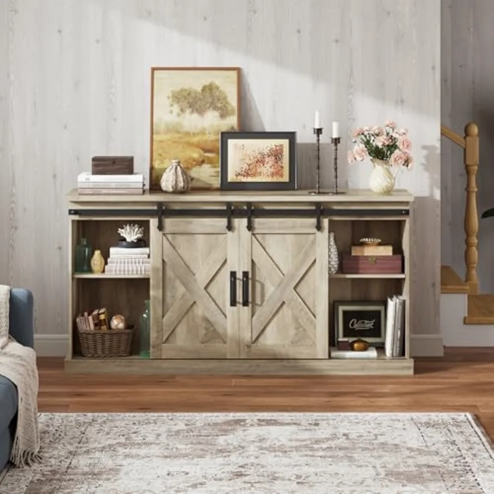 Farmhouse TV Stand for TVs up to 65", view 4