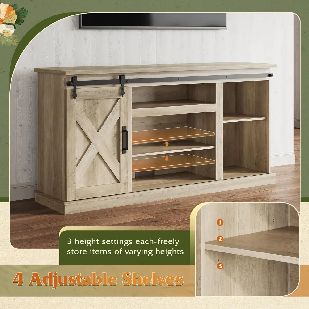 Farmhouse TV Stand for TVs up to 65", view 6