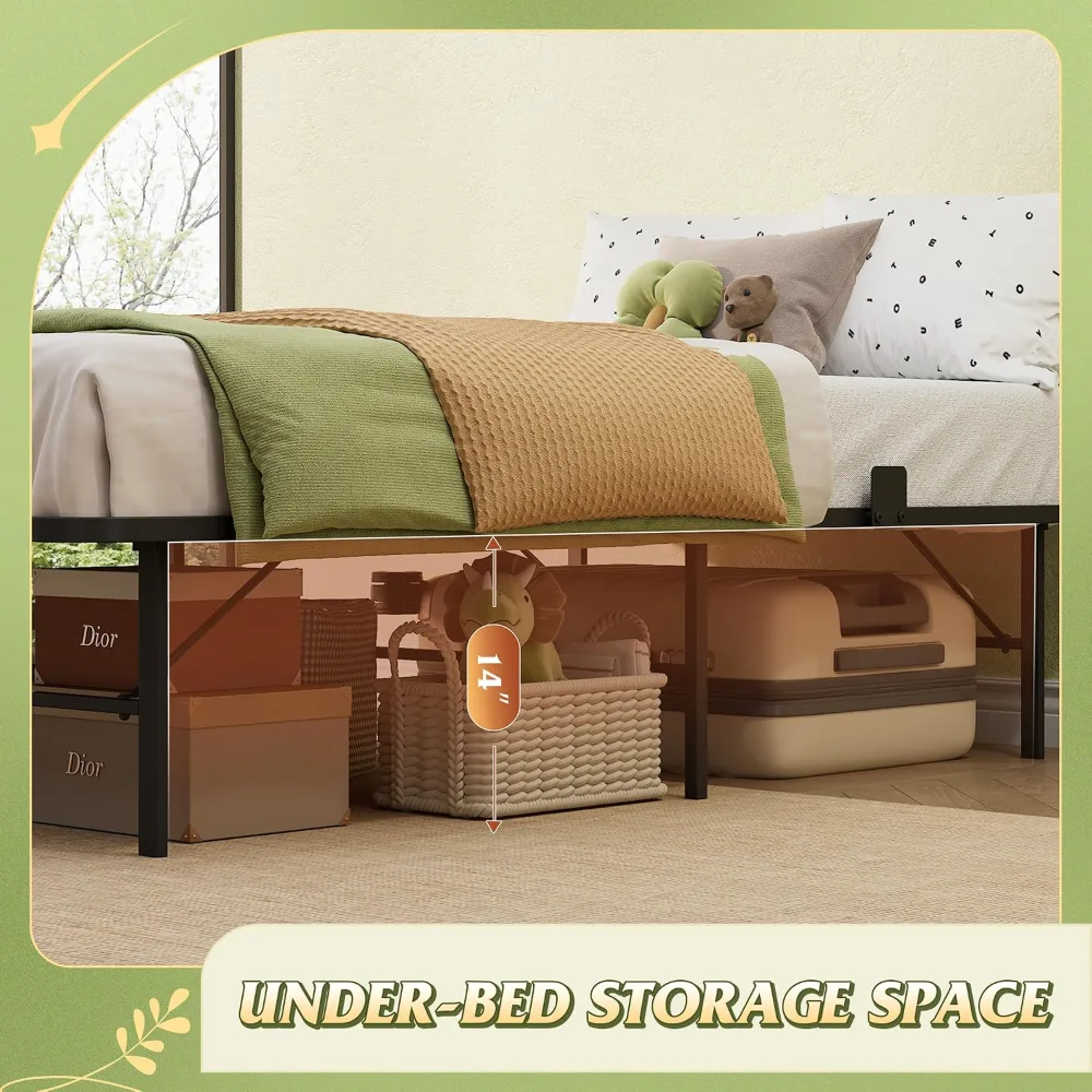 Foldable Twin Bed Frames, view 6