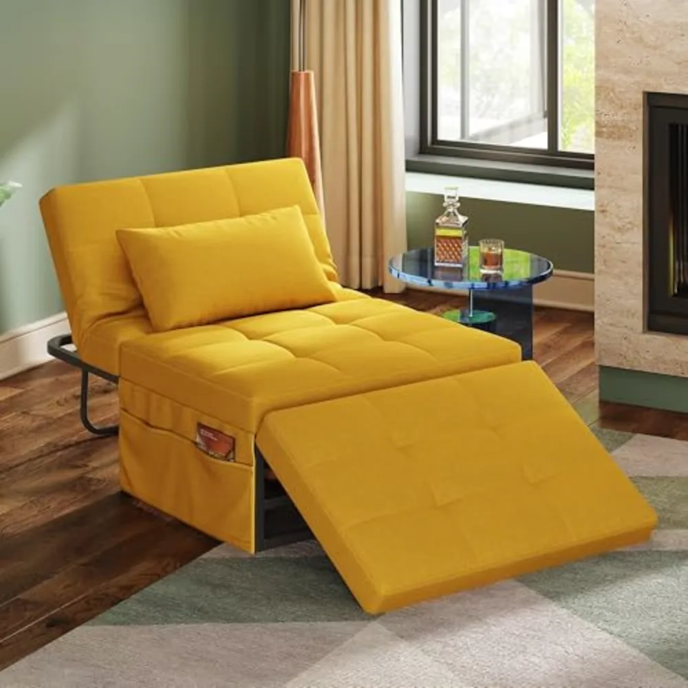 Folding Ottoman Bed Sleeper Chair