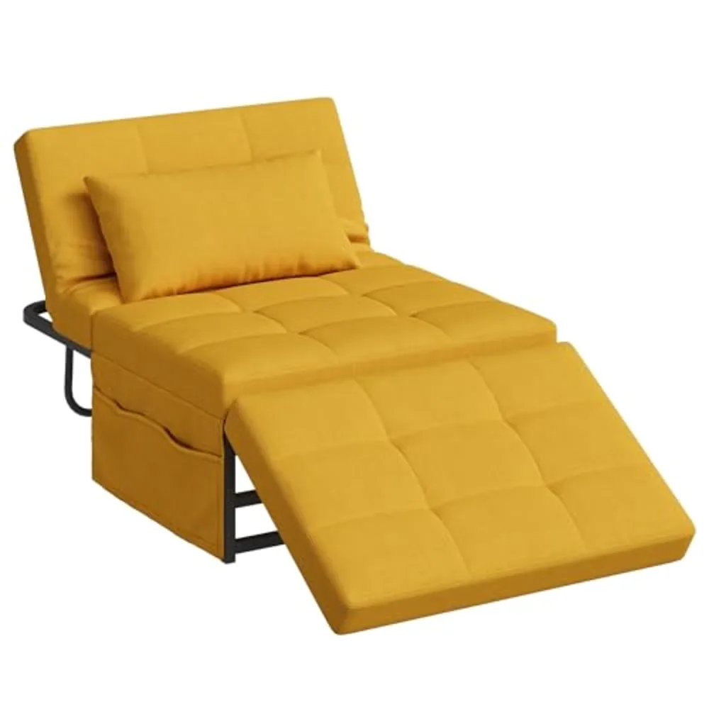Folding Ottoman Bed Sleeper Chair