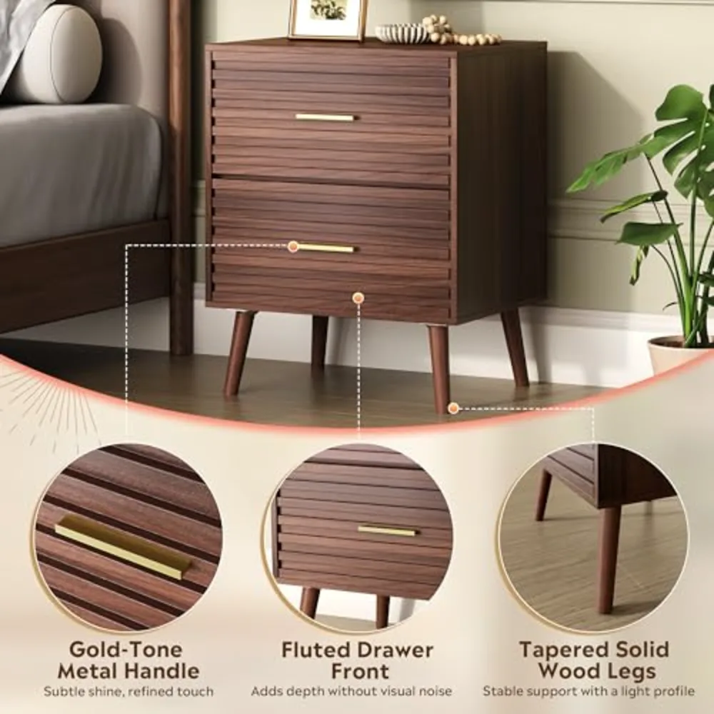 Mid Century Modern Nightstand, view 4