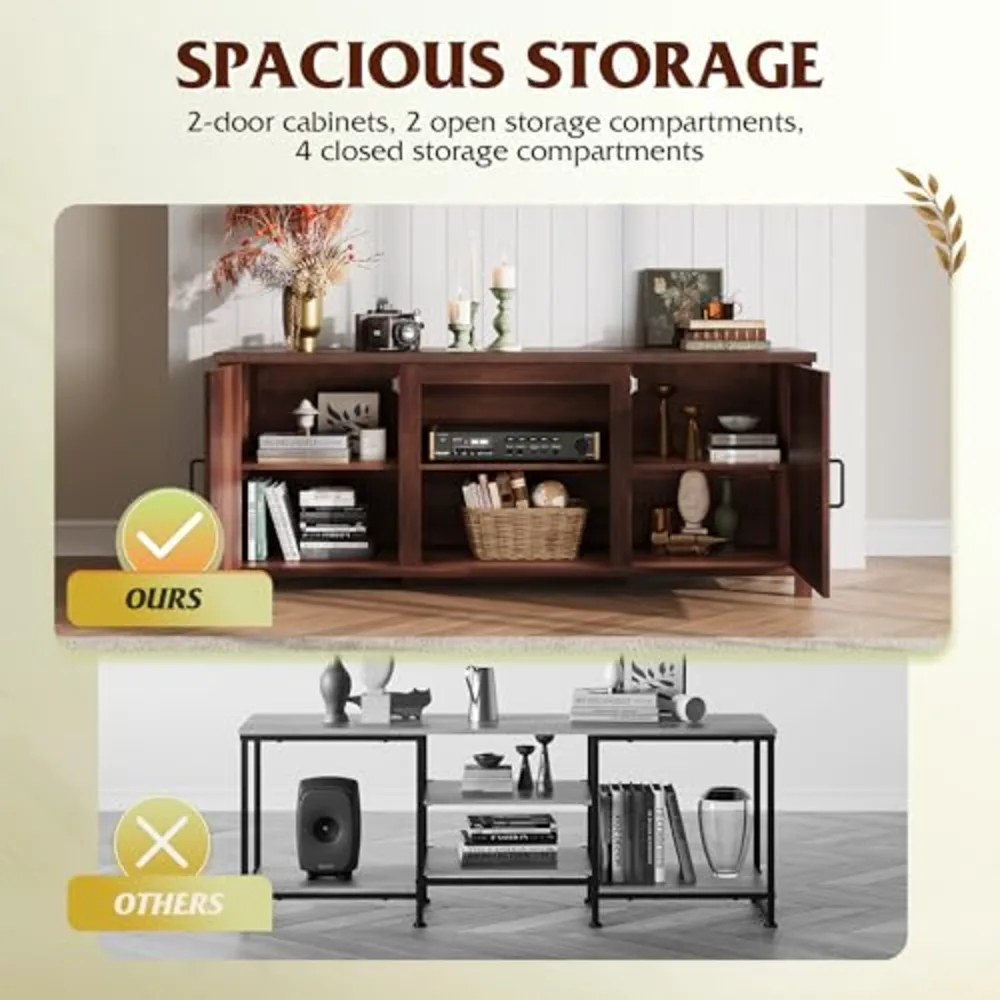 Modern Farmhouse TV Stand for TVs up to 65", view 5
