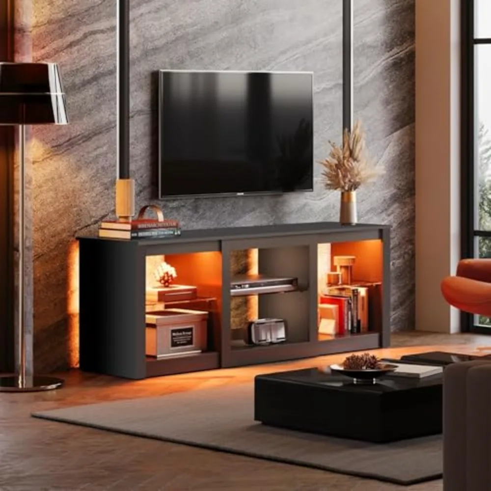 Modern LED TV Stand for 65 70 Inch TV, view 2