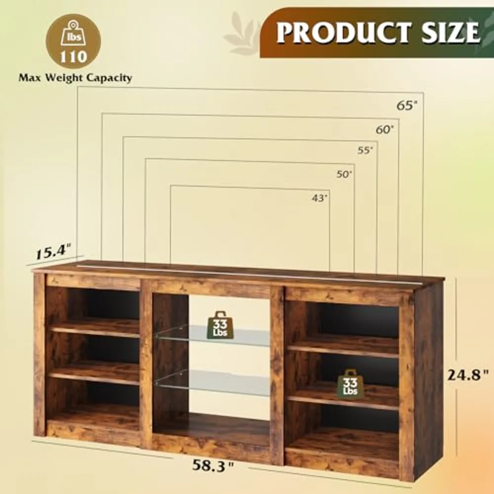 Modern TV Stand for 65 Inch TV, view 3