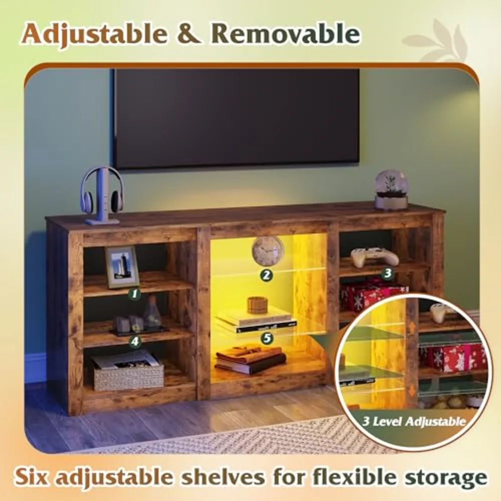 Modern TV Stand for 65 Inch TV, view 5