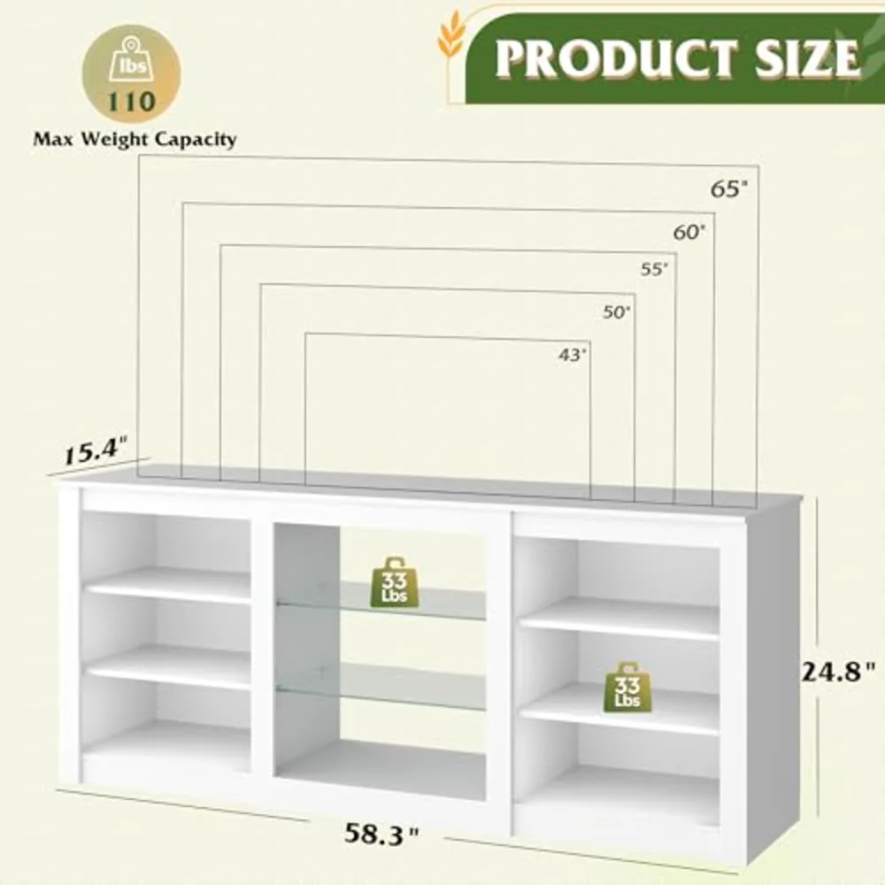 Modern TV Stand for 65 Inch TV, view 3