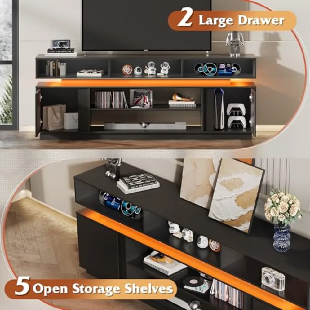 Modern TV Stand for 75 Inch TV, view 5