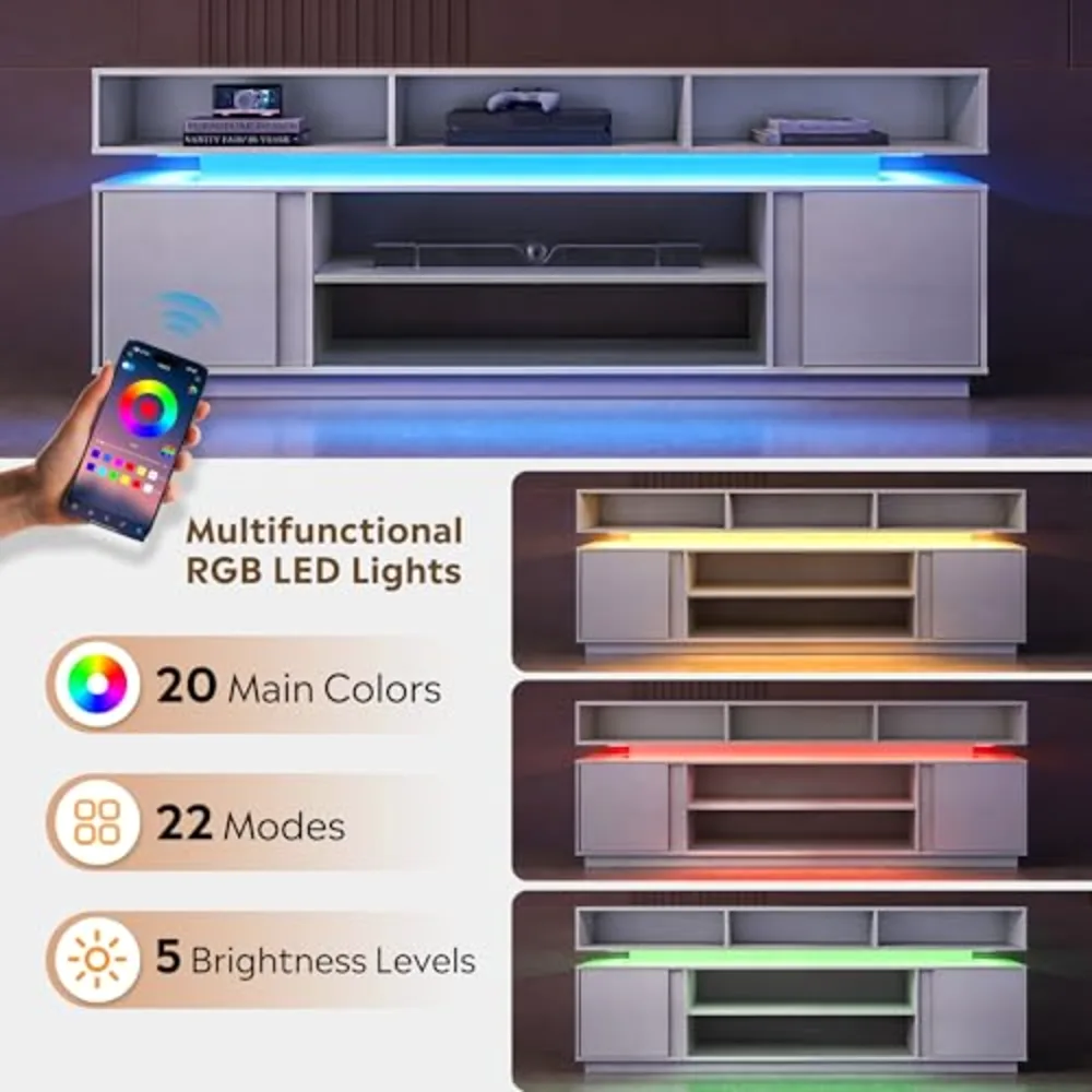 Modern TV Stand for 75 Inch TV, view 5