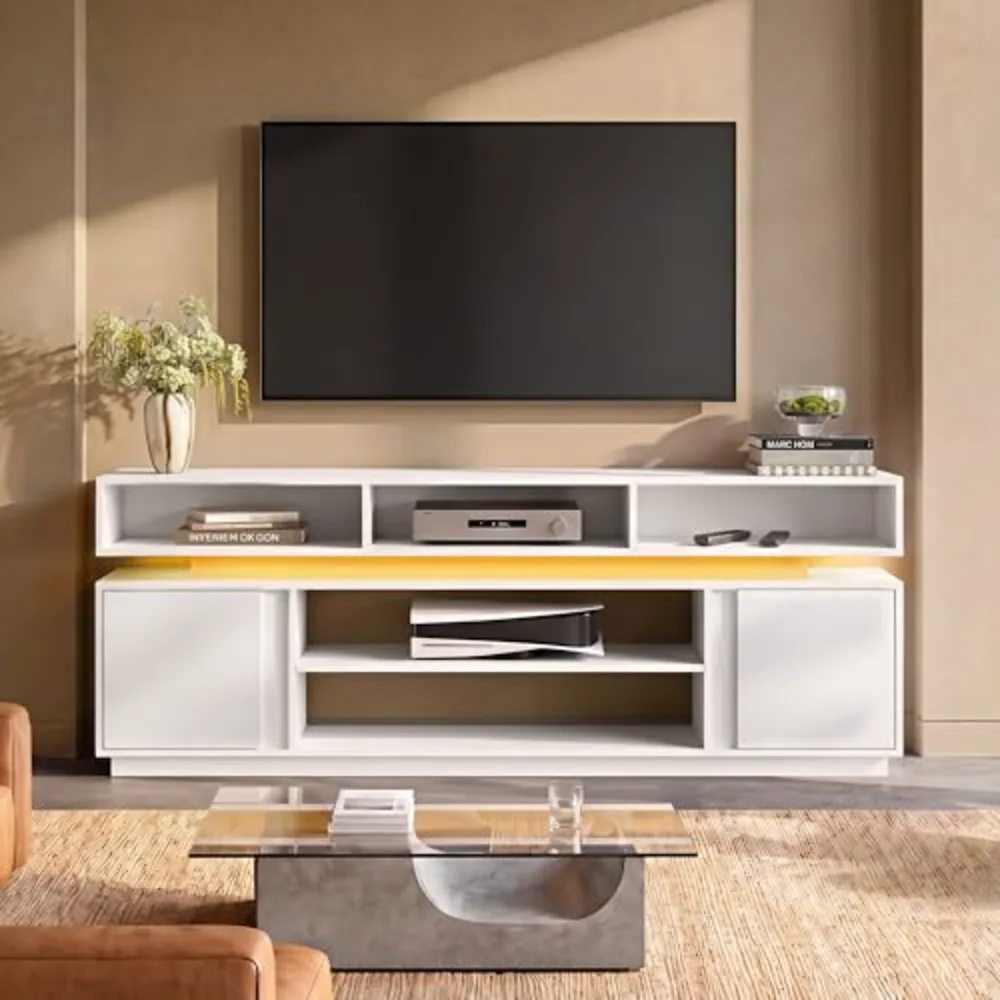 Modern TV Stand for 75 Inch TV