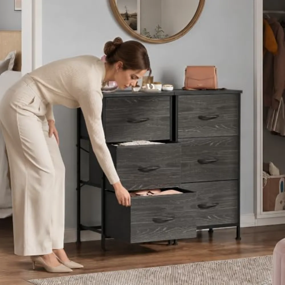 Nightstand with 3 Drawers, view 5