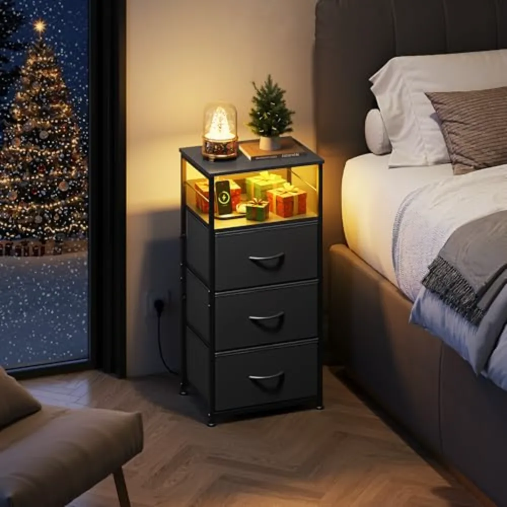 Nightstand with Charging Station, view 2