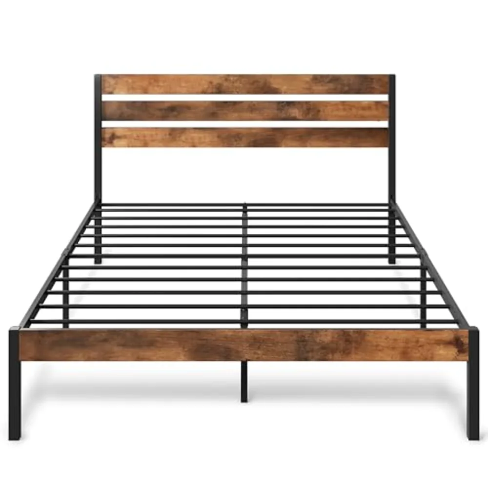Queen Bed Frame with Headboard, view 3