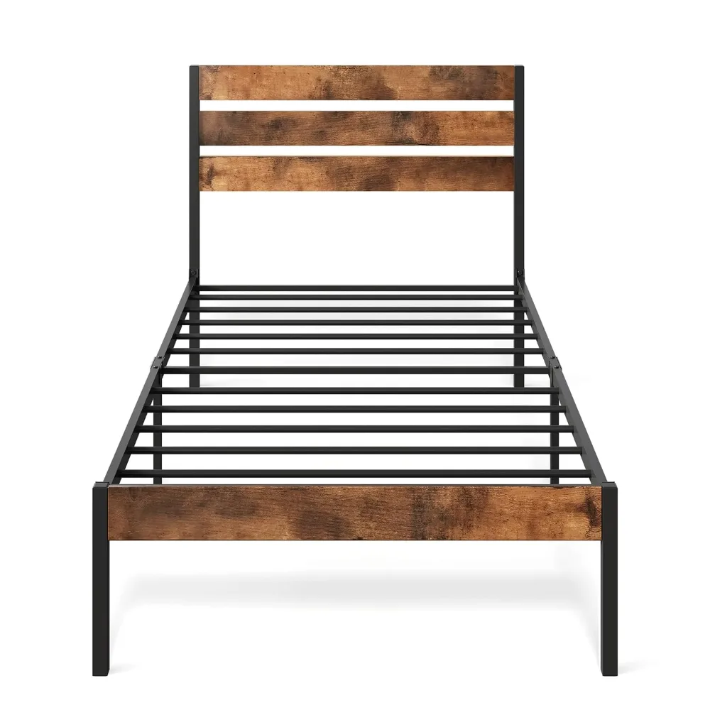 Queen Bed Frame with Headboard, view 6