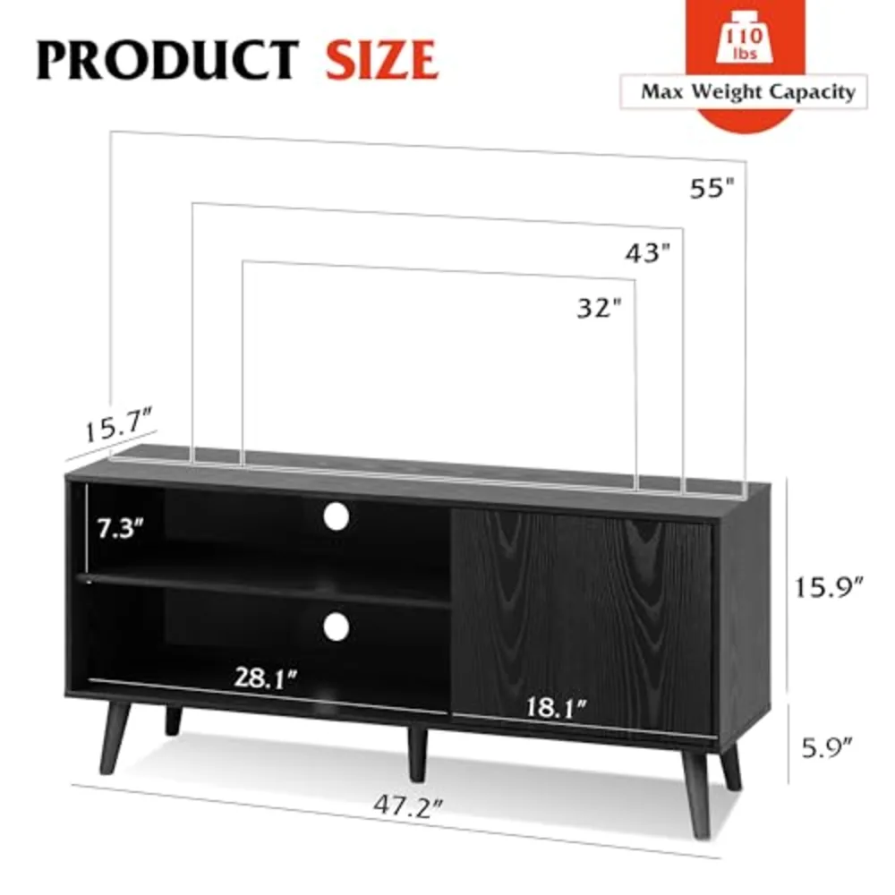 TV Stand for 55 Inch TVs, view 3