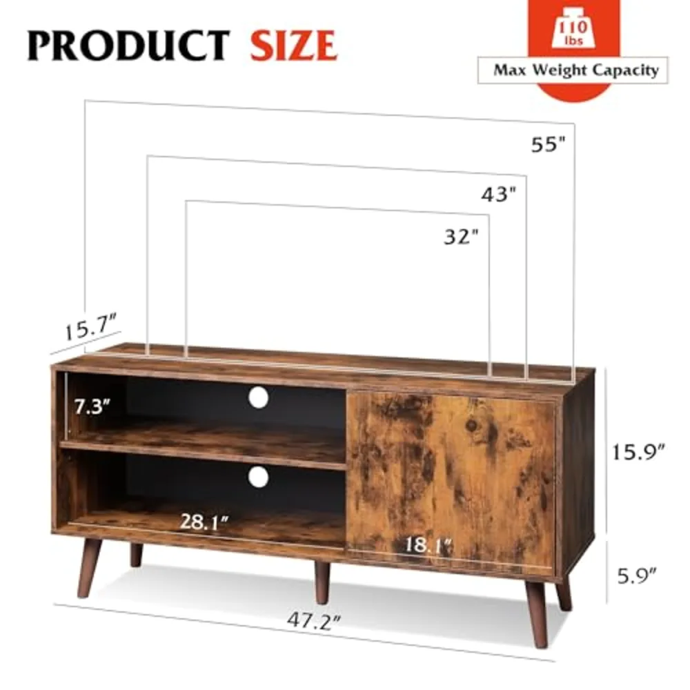 TV Stand for 55 Inch TVs