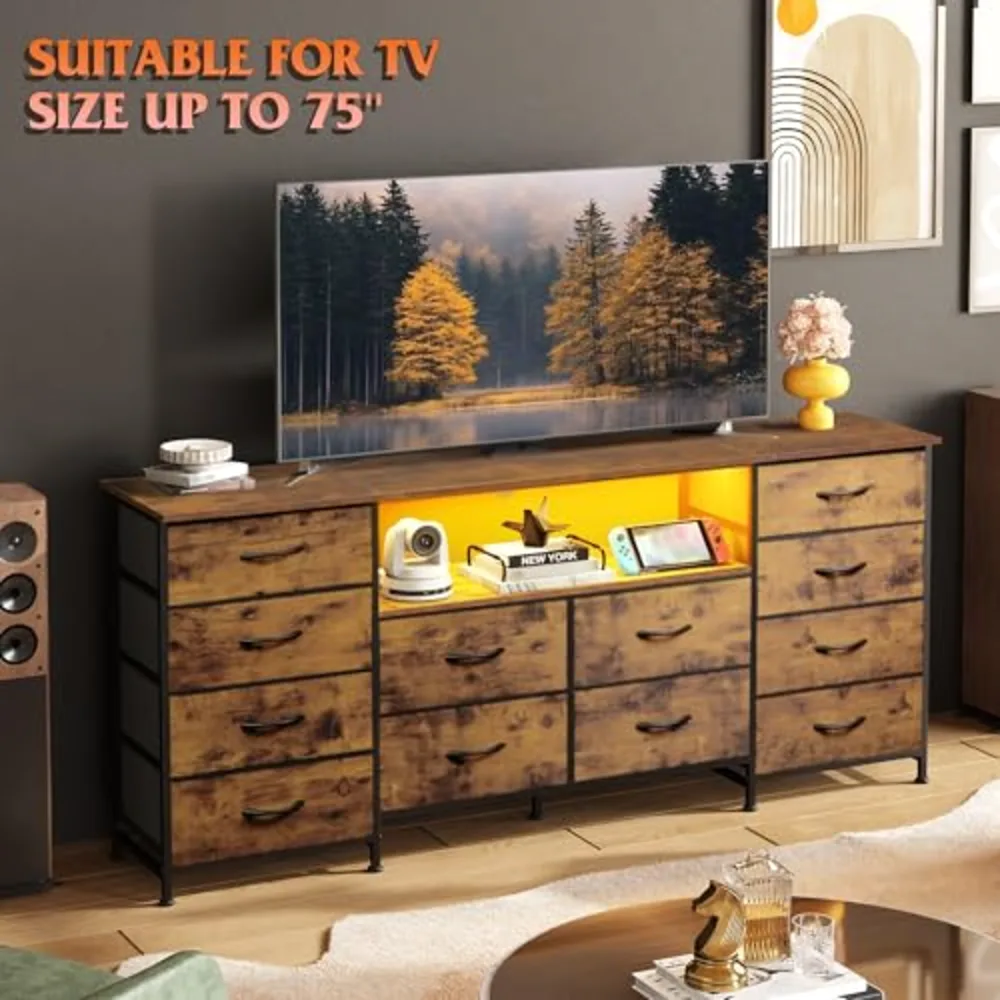 WLIVE 12 Drawer Dresser for Bedroom, view 3
