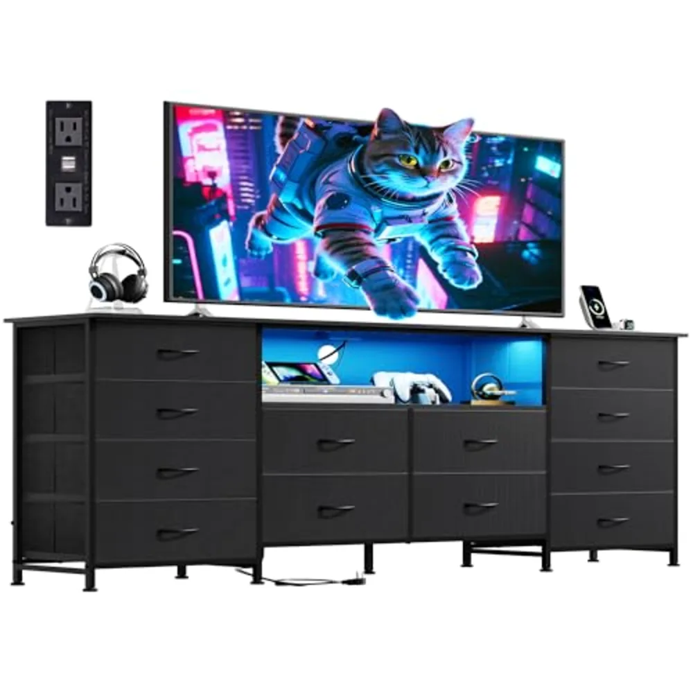 WLIVE 12 Drawer Dresser for Bedroom