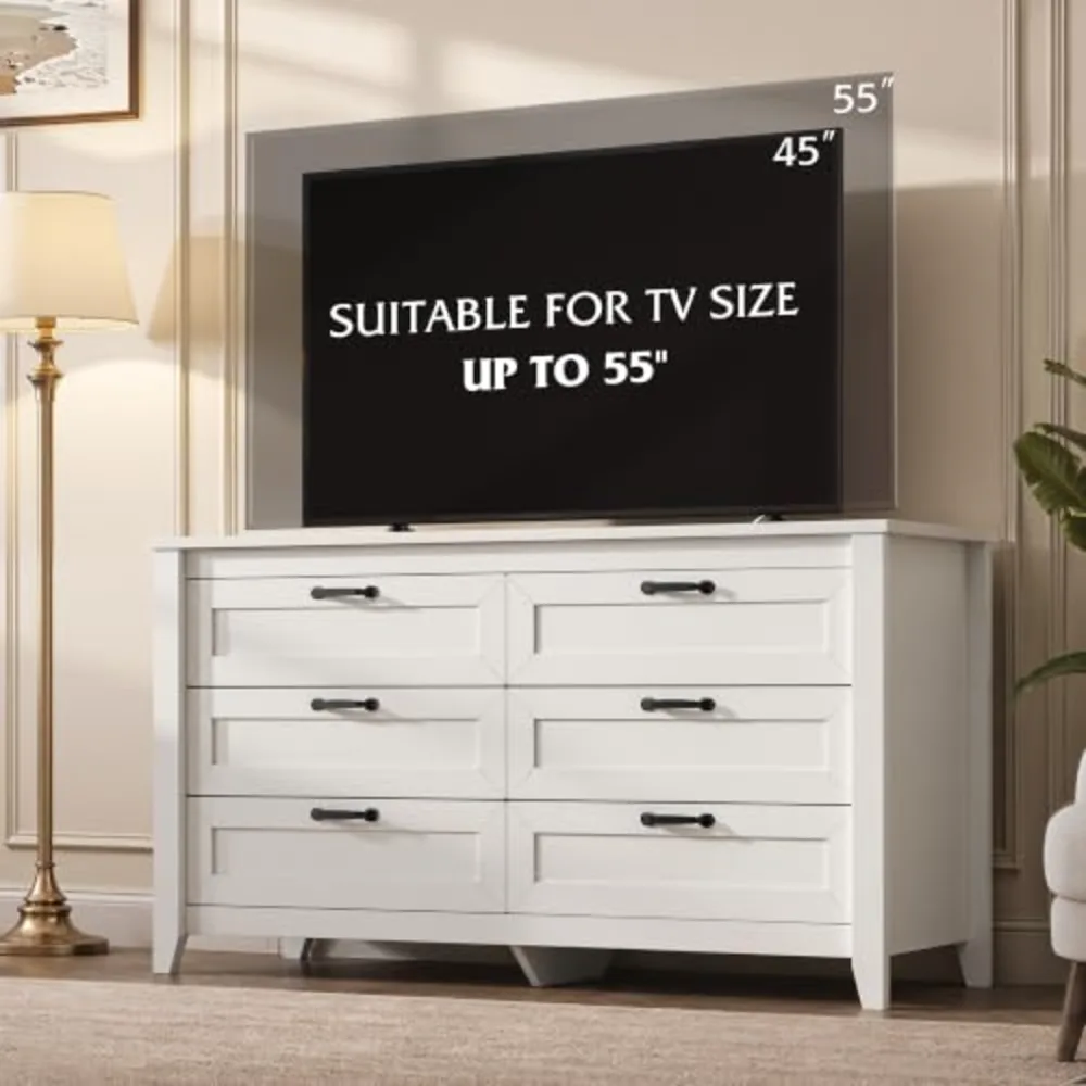 WLIVE 54" Dresser for Bedroom, view 2