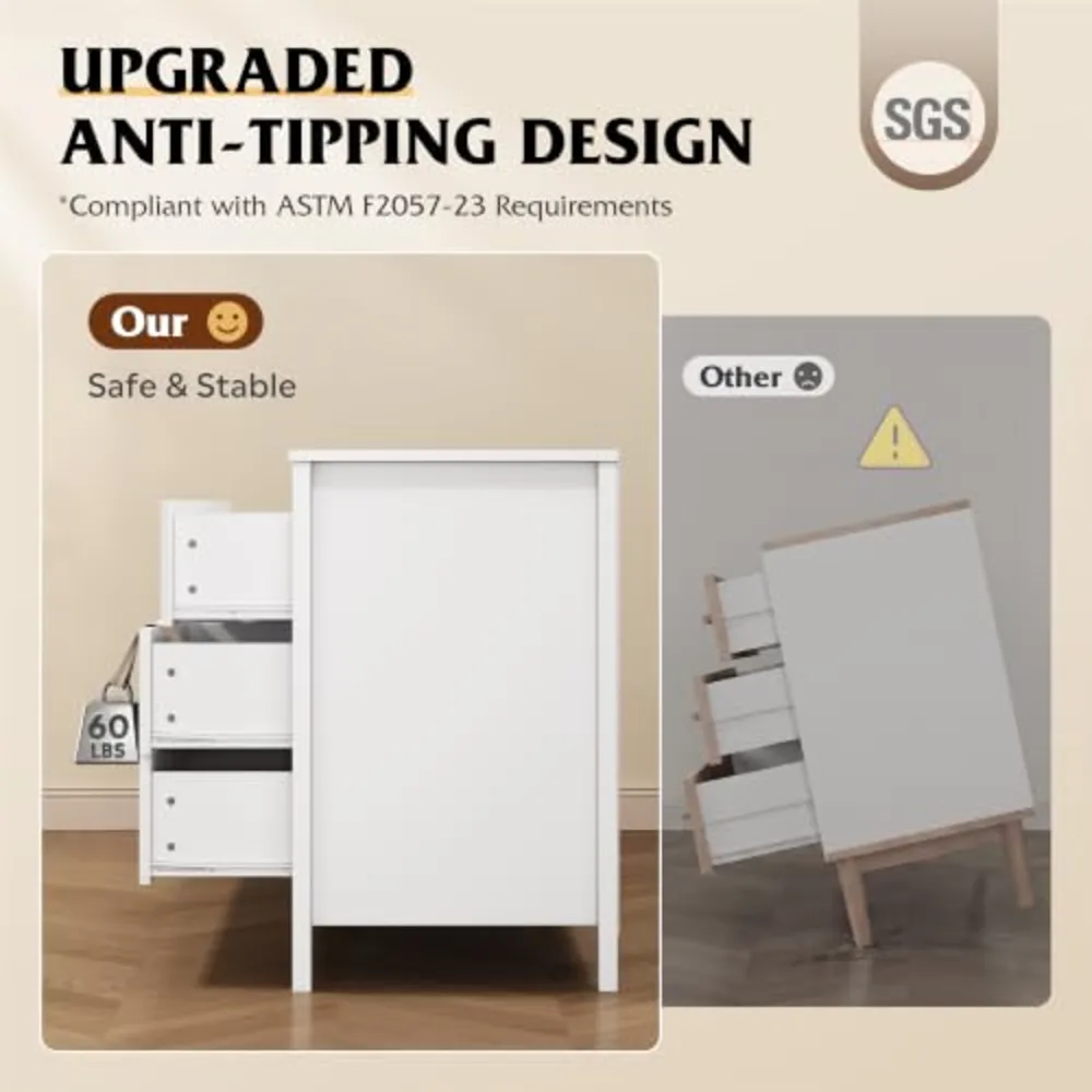 WLIVE 54" Dresser for Bedroom, view 4