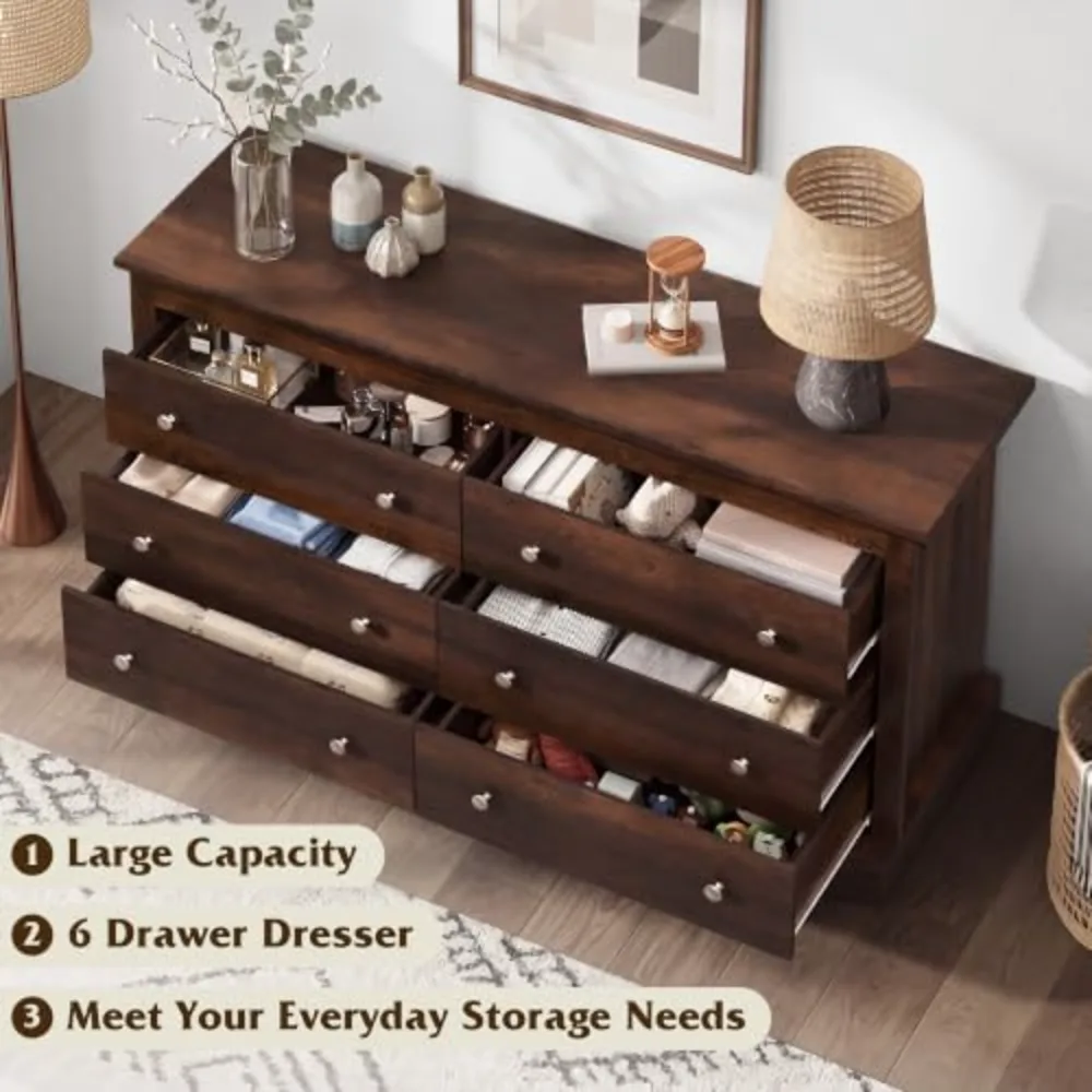 WLIVE 59" Dresser for Bedroom, view 3