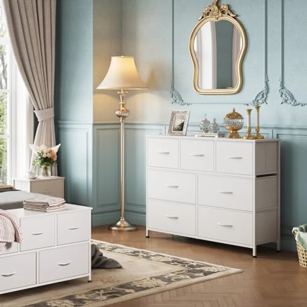 WLIVE 7 Drawer Dresser TV Stand, view 4