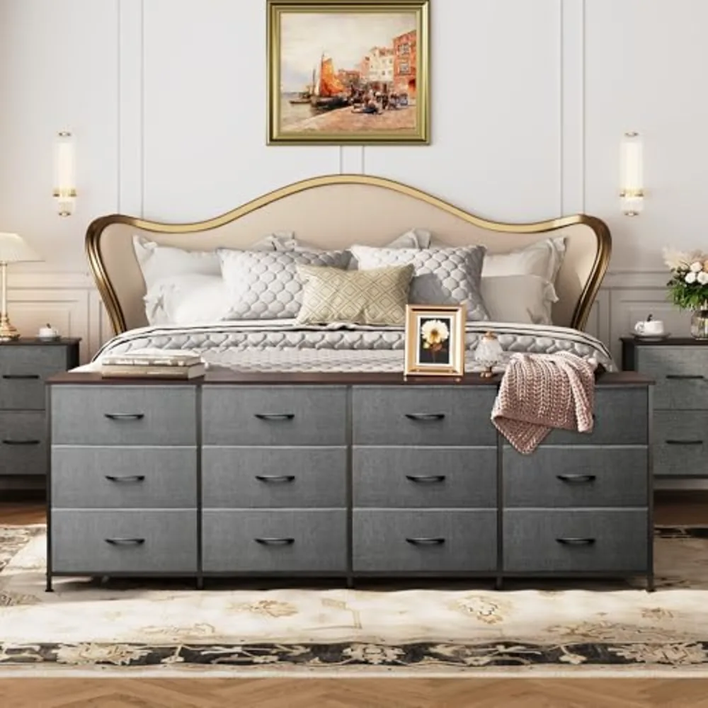 WLIVE 75.5'' Dresser for Bedroom, view 2