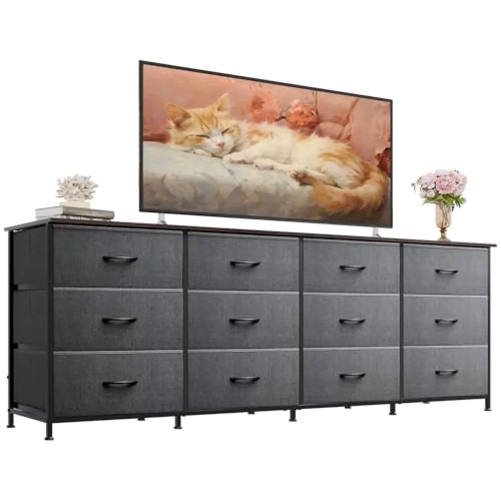 WLIVE 75.5'' Dresser for Bedroom, view 2