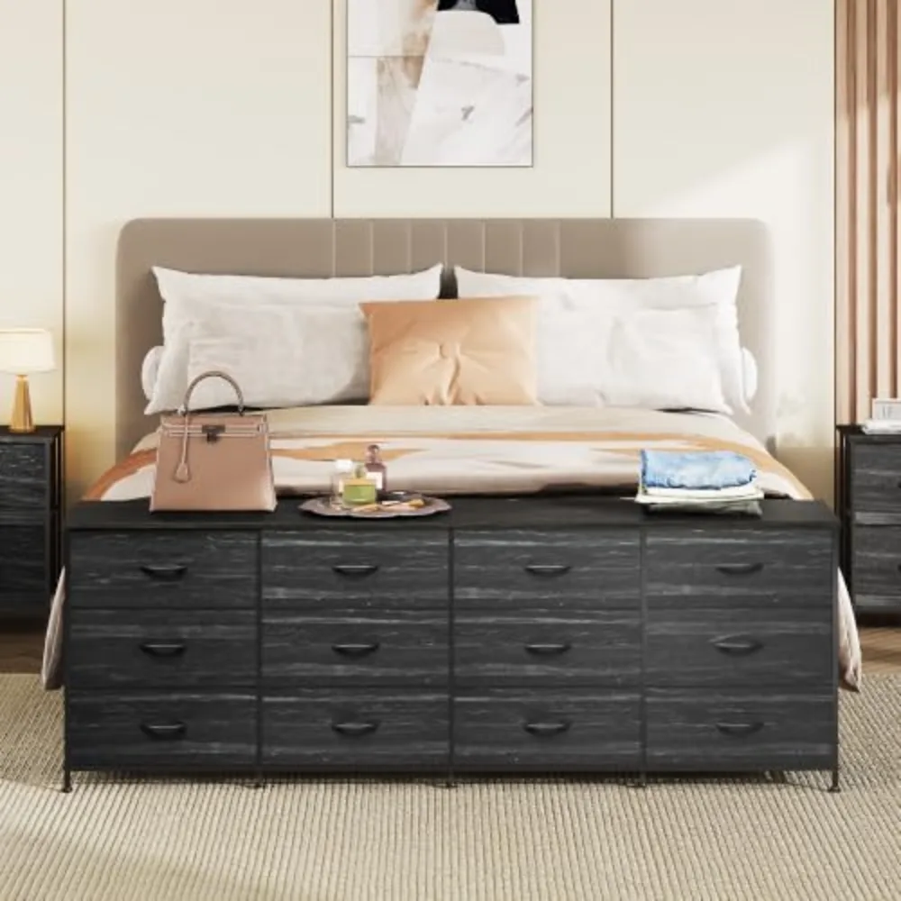 WLIVE 75.5'' Dresser for Bedroom, view 2