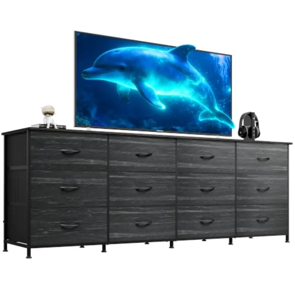 WLIVE 75.5'' Dresser for Bedroom, view 3