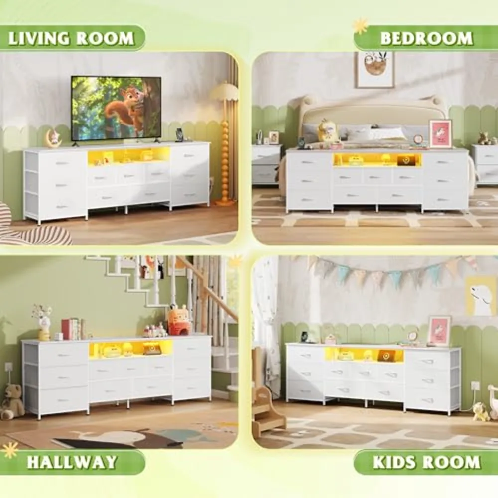 WLIVE 75.5" TV Stand for 65, view 4