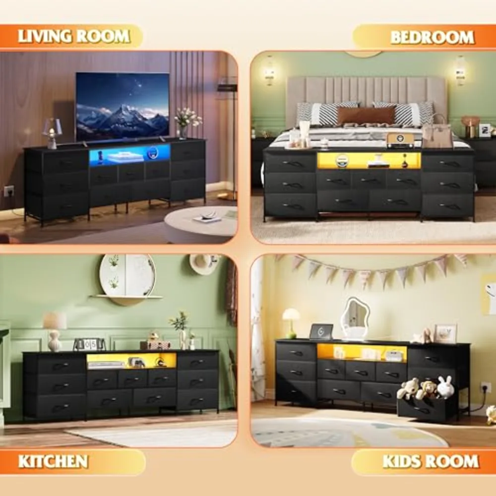 WLIVE 75.5" TV Stand for 65, view 4