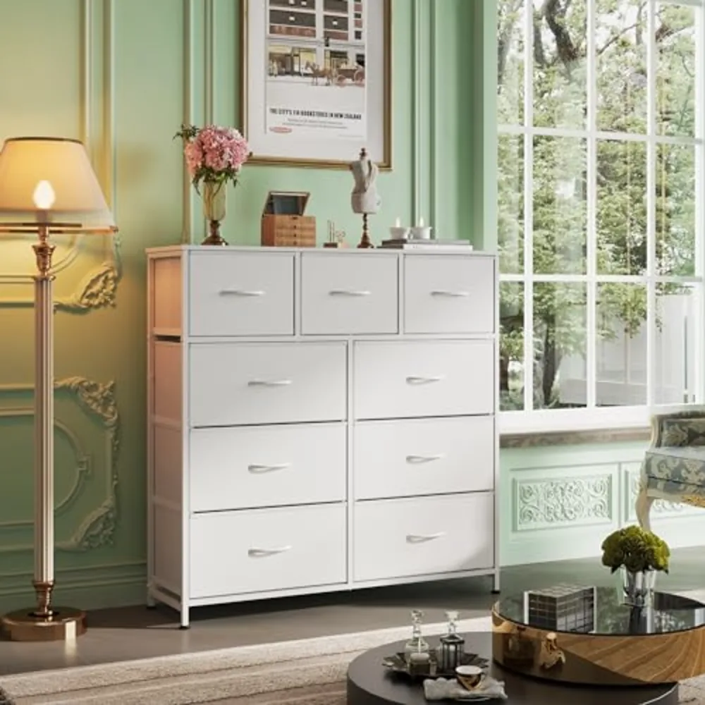 WLIVE 9-Drawer Dresser Fabric Storage Tower for Bedroom, view 2