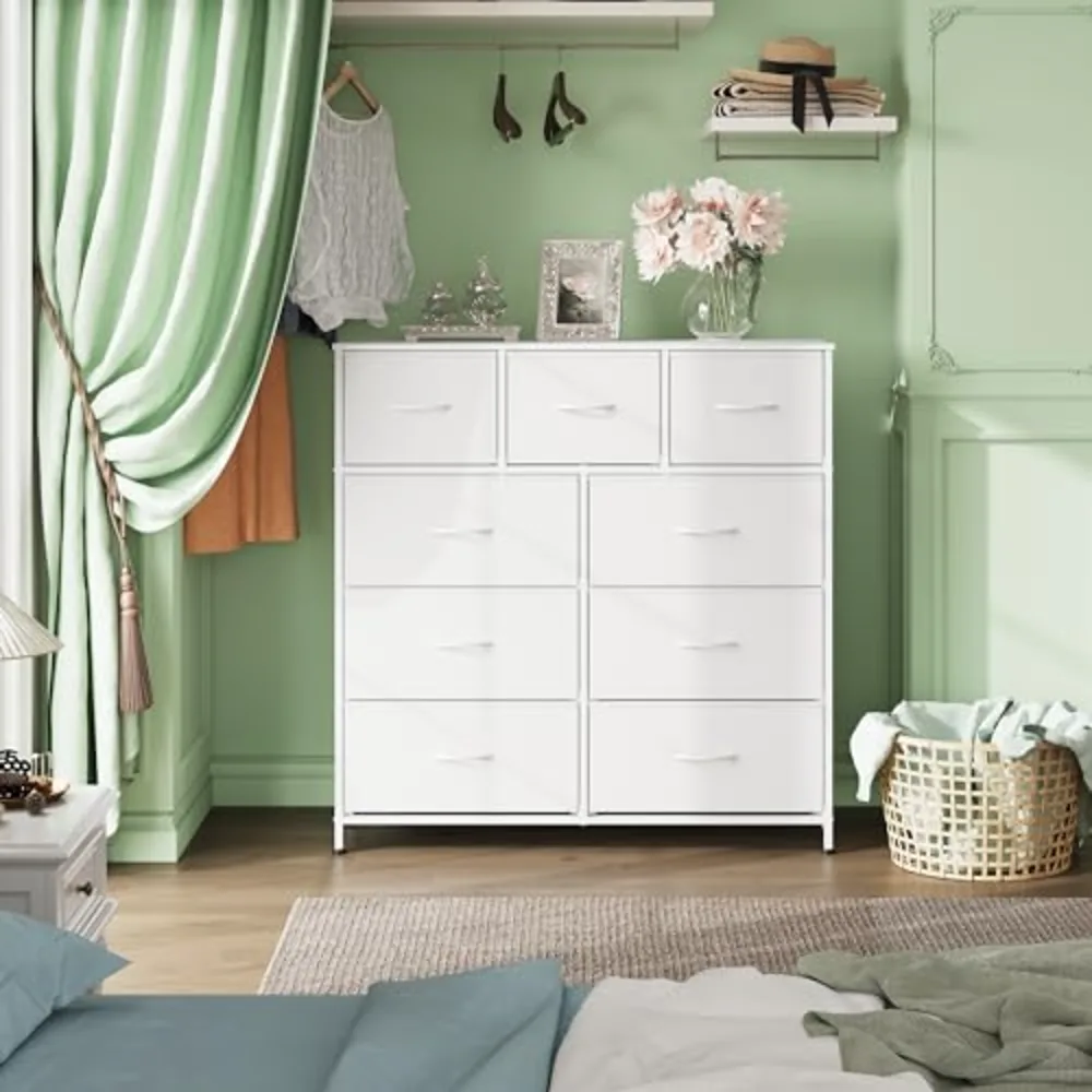 WLIVE 9-Drawer Dresser Fabric Storage Tower for Bedroom, view 4