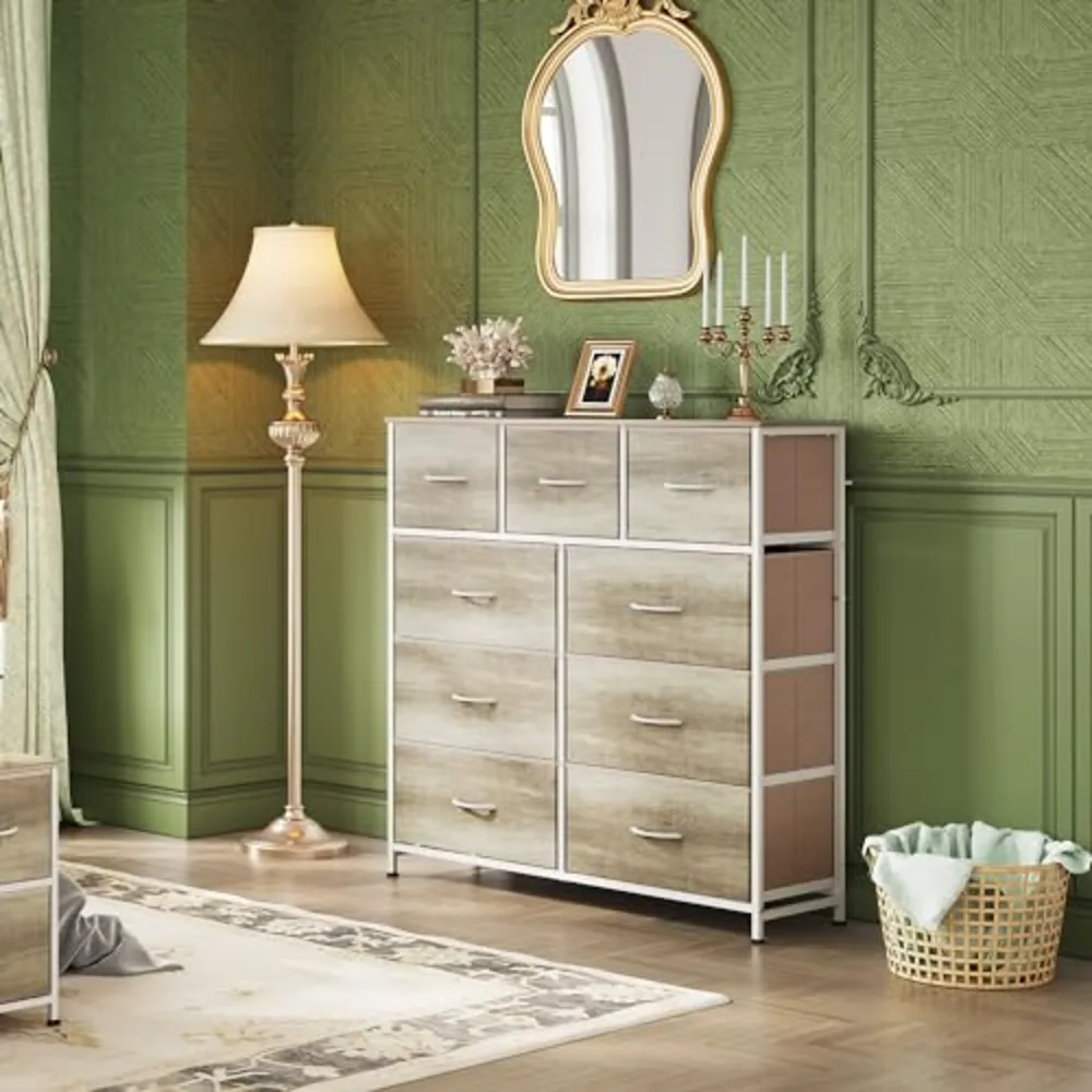 WLIVE 9-Drawer Dresser Fabric Storage Tower for Bedroom, view 4