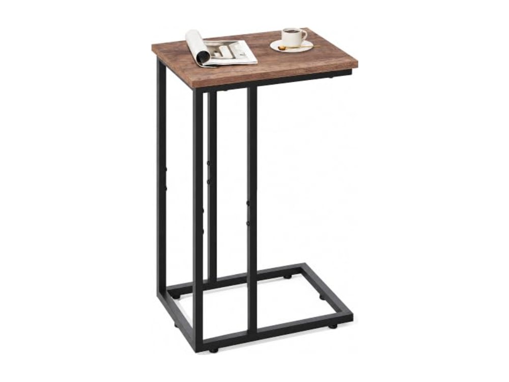 C Shaped End Table